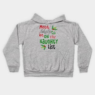 Be Good For Christmas Kids Hoodie